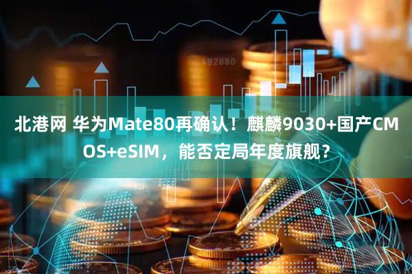 北港网 华为Mate80再确认！麒麟9030+国产CMOS+eSIM，能否定局年度旗舰？
